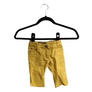 Mini Boden Yellow Jeans w/ Adjustable Waist